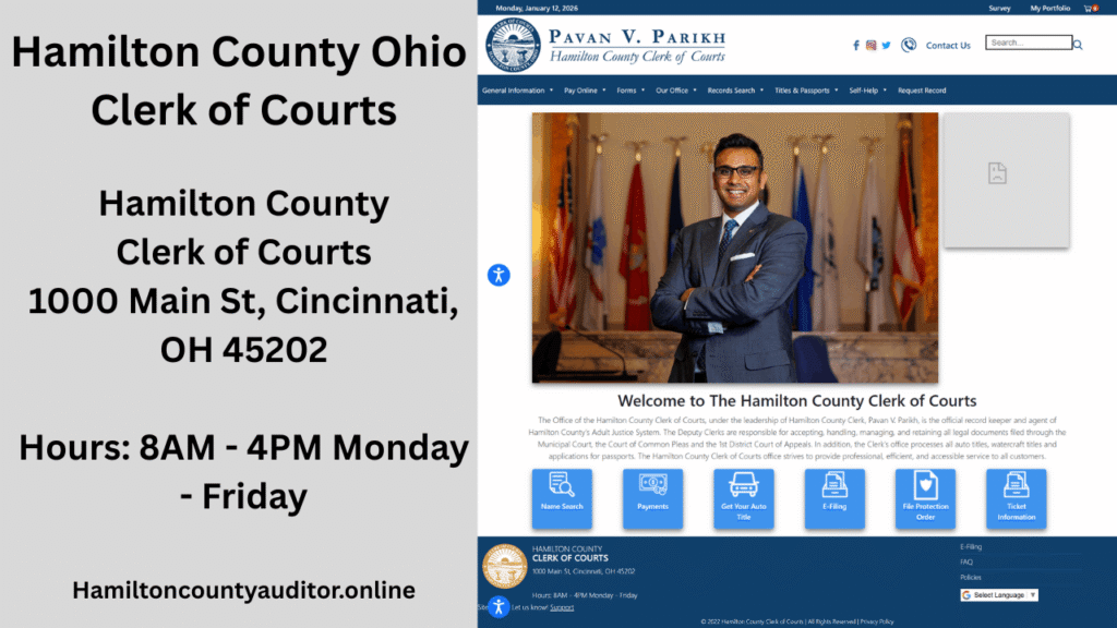 Hamilton County Ohio Clerk of Courts