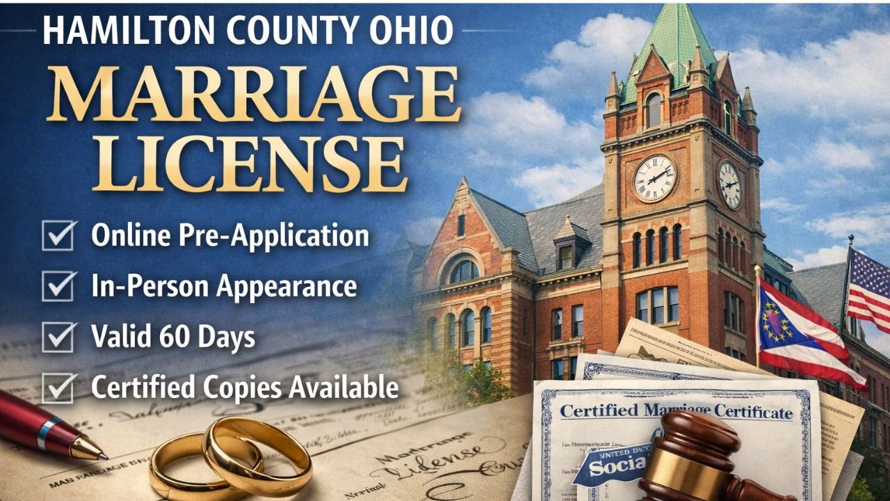 Hamilton County Ohio Marriage License Requirements and Process 2026